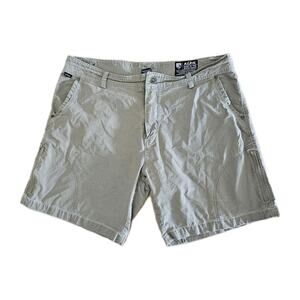 Kuhl Shorts Mens Fits 38 Ramblr Cargo Beige Vintage Patinadye 9" Inseam 5125